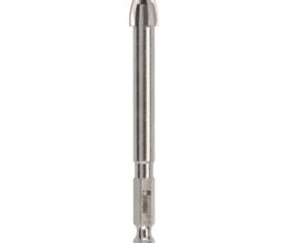 6.00mm 4 Cutter Glass and Tile Drill Hex Shank